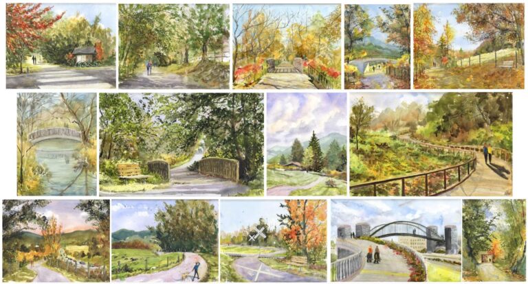 Huckleberry Trail Watercolors
